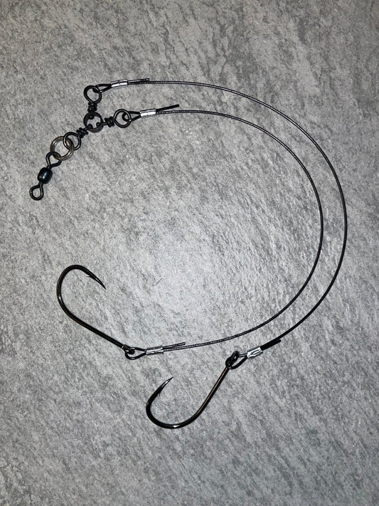 Double-Hook Bankpole Rigs – Pre-Rigged Wire Leaders
